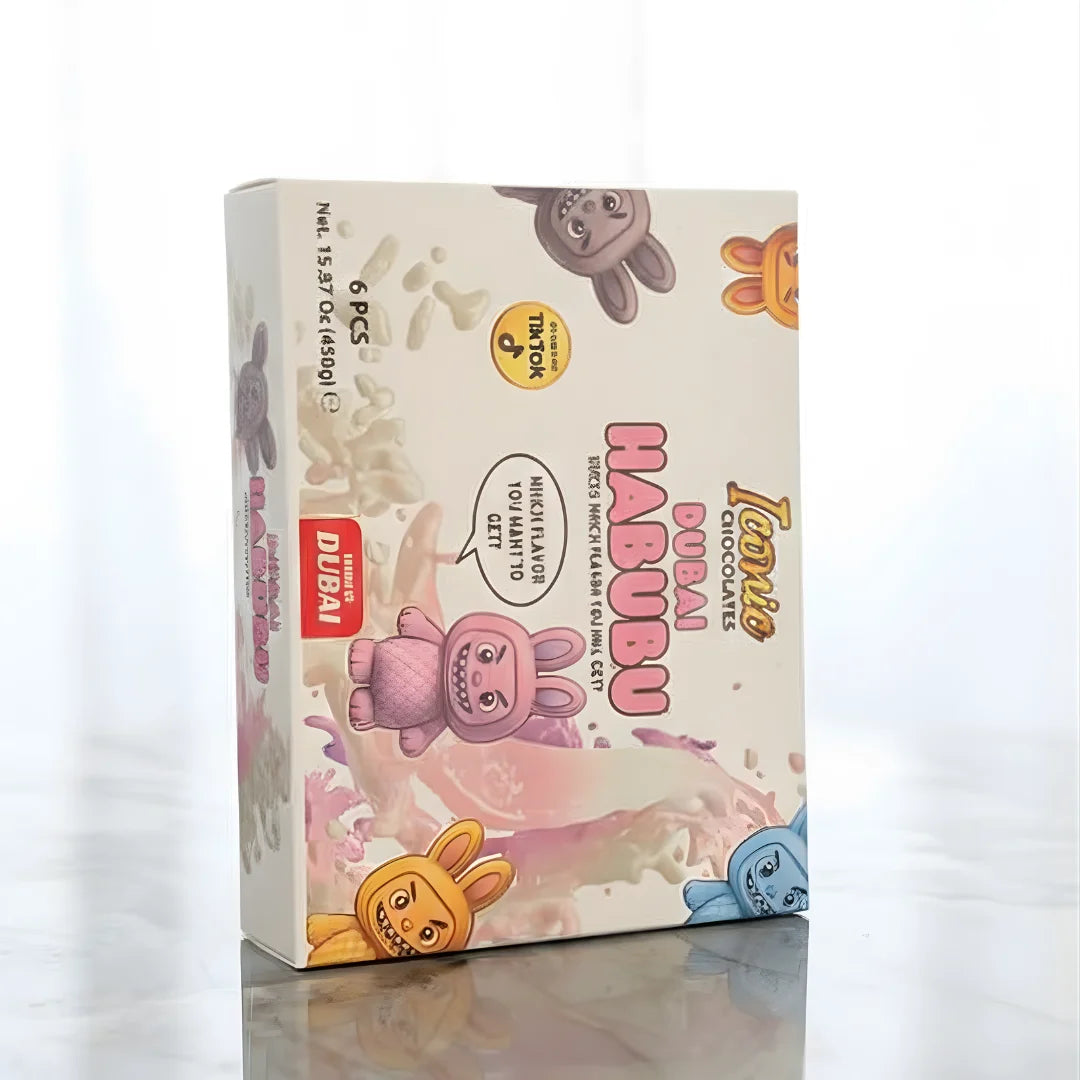 Iconic Chocolates Dubai Habubu Bubblegum | Single Pack