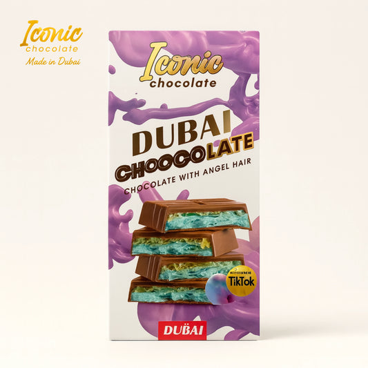 Tintin Treats Dubai Angel Hair & Milk Chocolate | Single 200g Bar