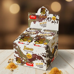 Dubai Pistachio Kunafa & Dark Chocolate Box by Iconic Chocolate | Pack of 12 - 200g Bars
