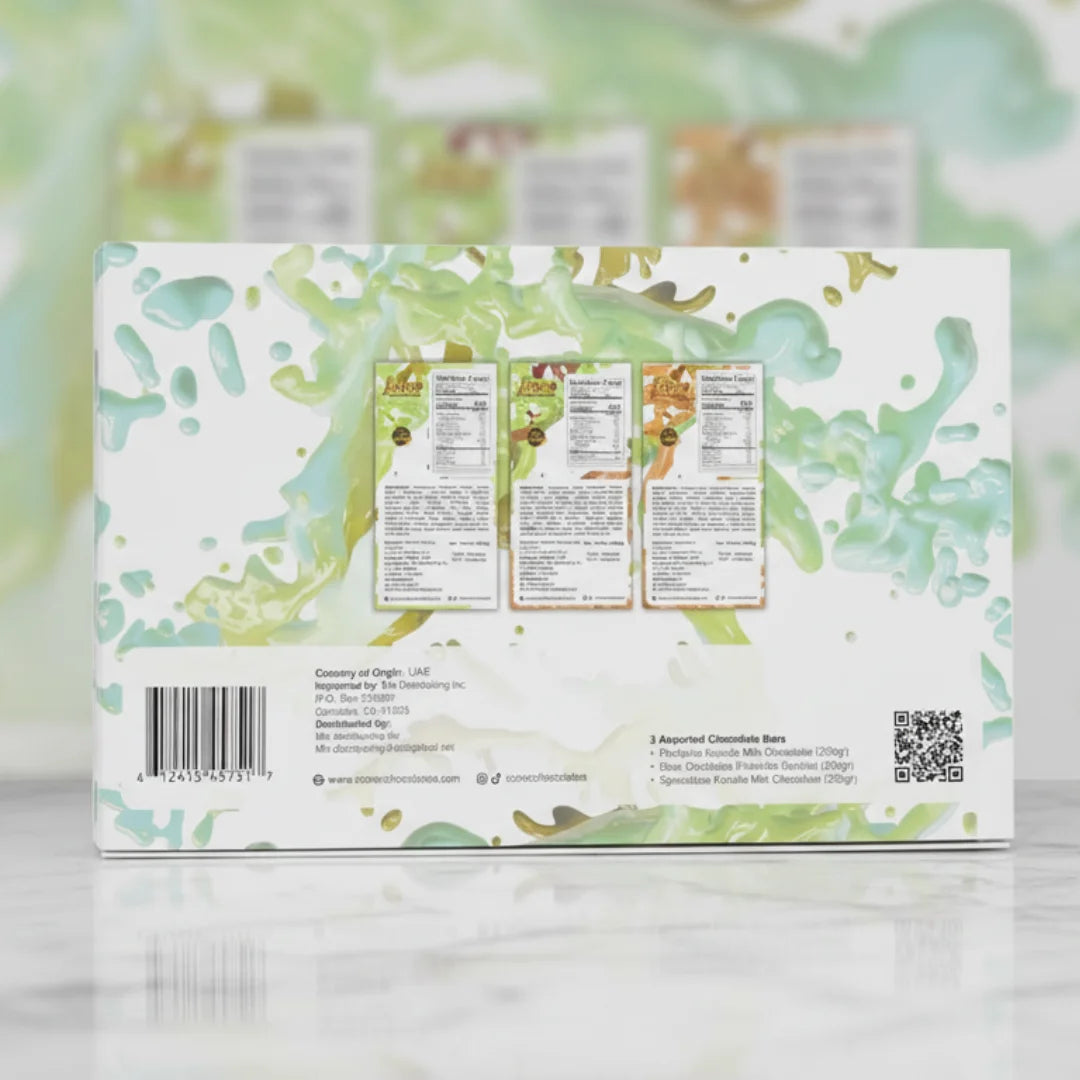 Iconic Chocolates Dubai Signature Gift Box | 3 Flavors - 200g