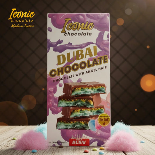 Tintin Treats Dubai Angel Hair & Milk Chocolate | Single 200g Bar
